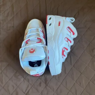 Ténis Osiris D3 E - Branco e Vermelho