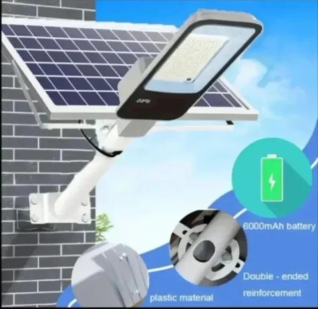 2 Faróis Solares LED 6000mAh