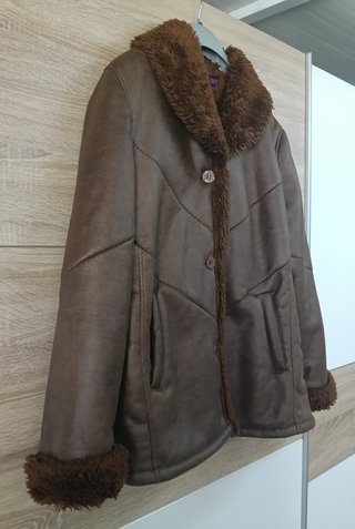 Abrigo vintage marrón - Marca West - Talla L