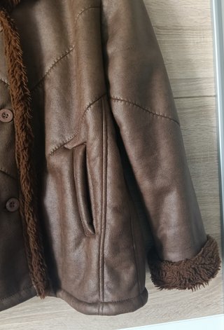 Abrigo vintage marrón - Marca West - Talla L