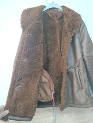 Abrigo vintage marrón - Marca West - Talla L