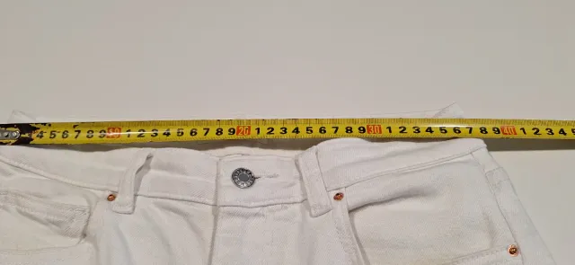 Pantalón Mango Cropped Blanco