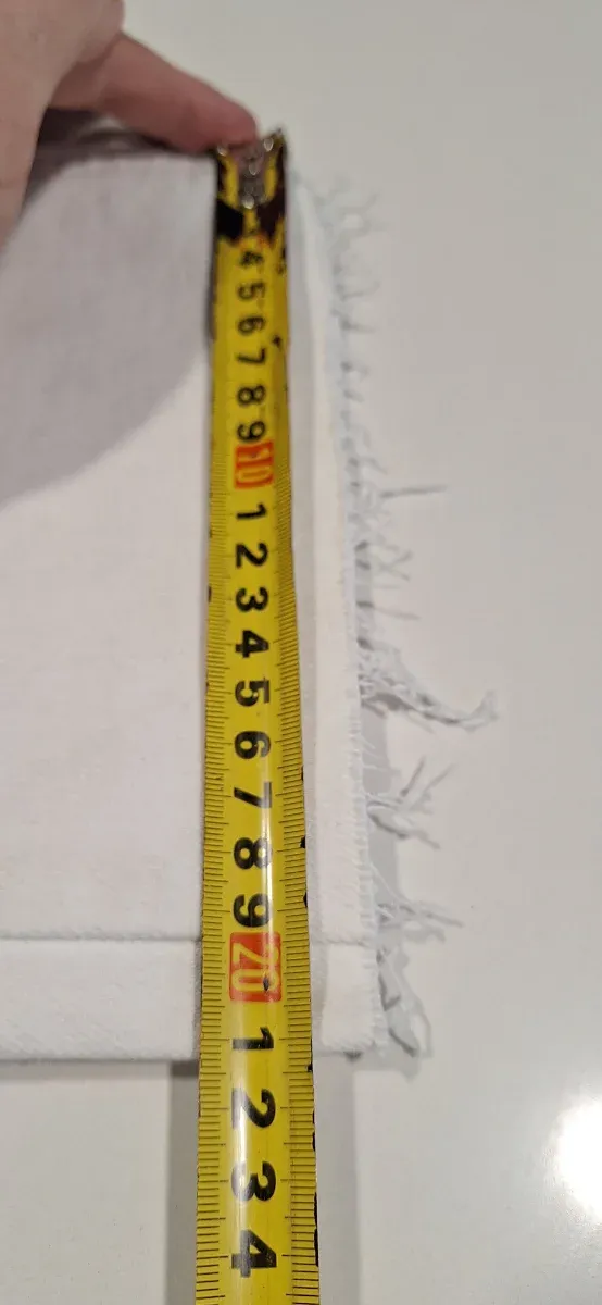 Pantalón Mango Cropped Blanco