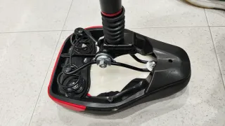 Sillín Bici Negro y Rojo con Muelle