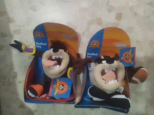 2 Peluches Demonio de Tasmania Looney Tunes