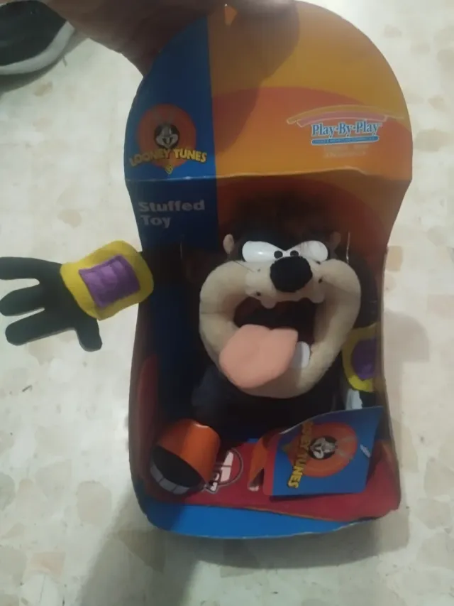 2 Peluches Demonio de Tasmania Looney Tunes