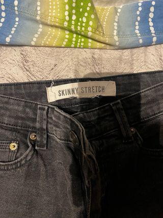 Pantaloni Skinny Stretch Neri