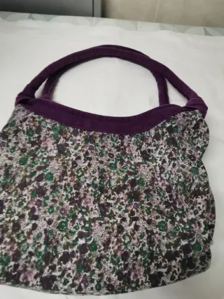 Bolso Amichi floral morado