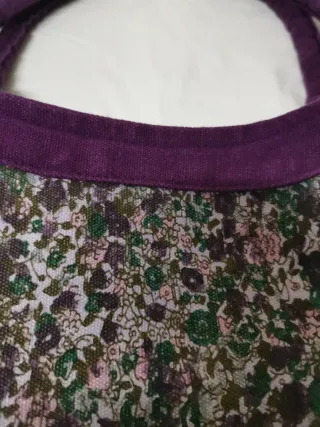 Bolso Amichi floral morado