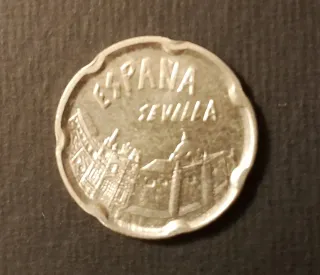 Moneda 50 Pesetas España Expo 92 con error de cuño