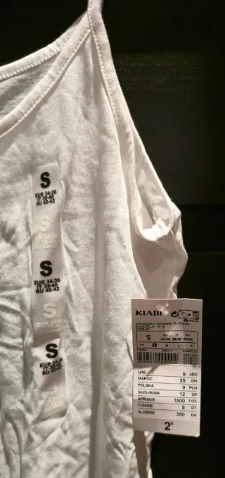 Camiseta tirantes mujer talla S