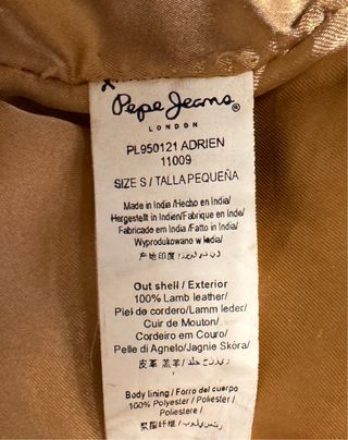 Falda-mono de piel ‘Pepe Jeans’