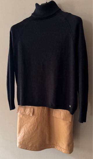 Vestido-Falda de piel ‘Pepe Jeans’