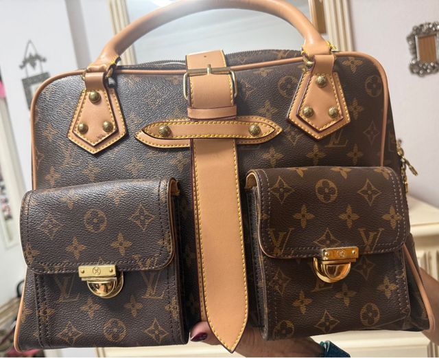 Bolso Louis Vuitton Marrón y Dorado