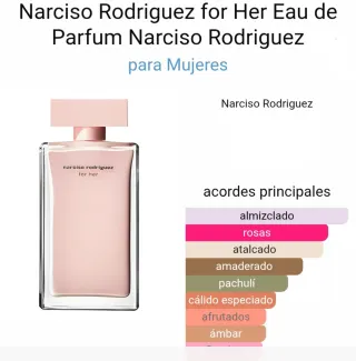 PERFUME NARCISO RODRÍGUEZ FOR HER EDP 100 ml.