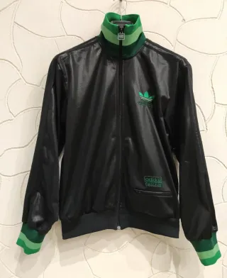 Giacca Adidas Chile 62 nero/verde TG S Oversize