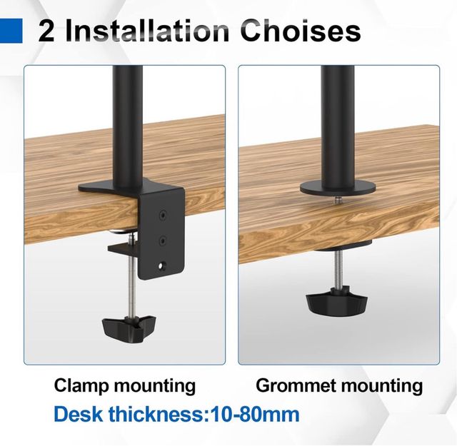 GRIFEMA GB2001-2 Soporte de Monitor Doble