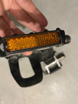 Pedales bicicleta con punteras