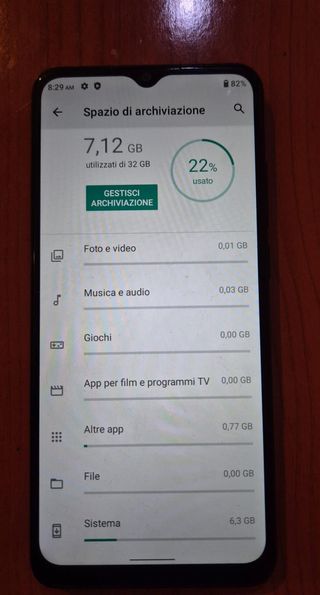 ZTE A51 Blu Dual Sim funzionante