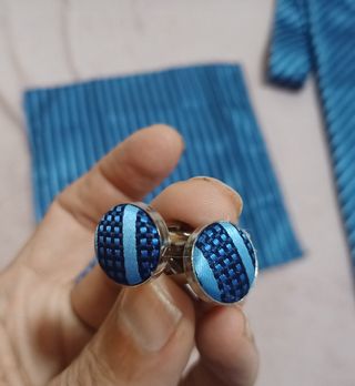 CONJUNTO CORBATA SEDOSA PAÑUELO Y GENELOS ELEGANTE