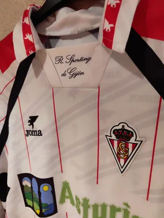 Camiseta Sporting de Gijón 1995 1996 2° equipación