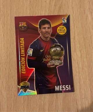Cromos Messi y Cristiano Edición Limitada