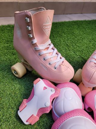 Patines Oxelo Talla 35 + Protecciones