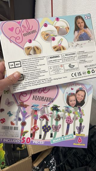 Kit para crear diademas para niñas