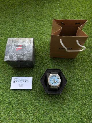 Casio G-Shock Reloj Azul Turquesa Metálico