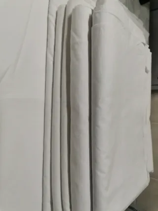 Lote sábanas antiguas algodón