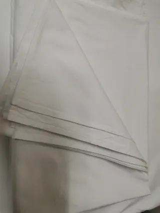 Lote sábanas antiguas algodón