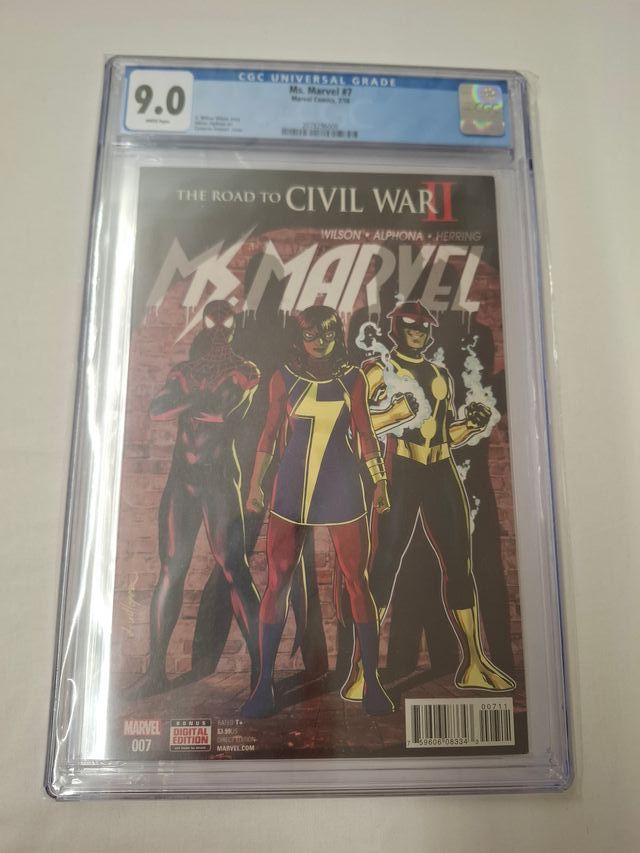 Fumetto con Custodia Marvel Comics CGC grade 9.0