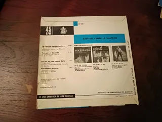 Disco Single Raphael Canta la Navidad Hispavox