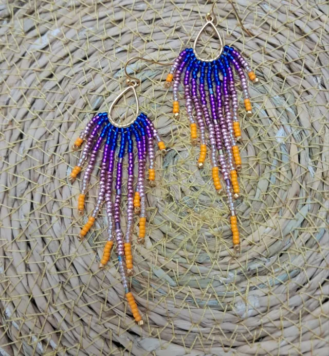 Pendientes Miyuki Hechos a Mano