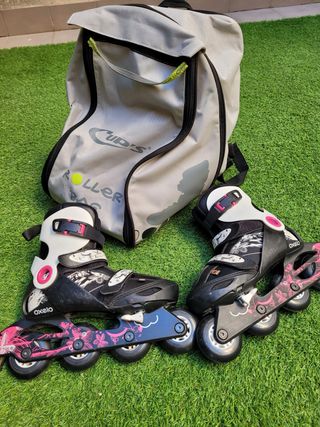 Patines en línea Oxelo Talla 34-36 + Bolsa