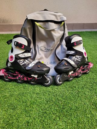 Patines en línea Oxelo Talla 34-36 + Bolsa