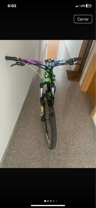 Bicicleta Montaña Verde