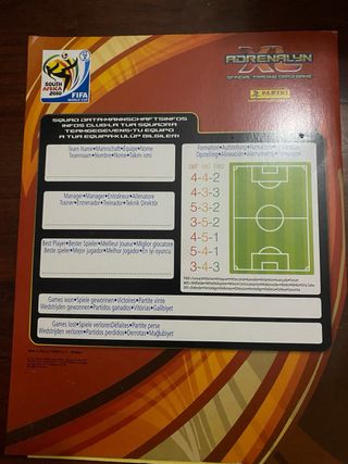 Instrucciones y Campo de Juego Adrenalyn XL