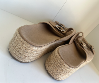 Sandalias plataforma Lefties marrones