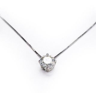 Collar 1.27ct. Diamante Natural. Oro Blanco.