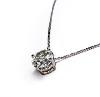 Collar 1.27ct. Diamante Natural. Oro Blanco.