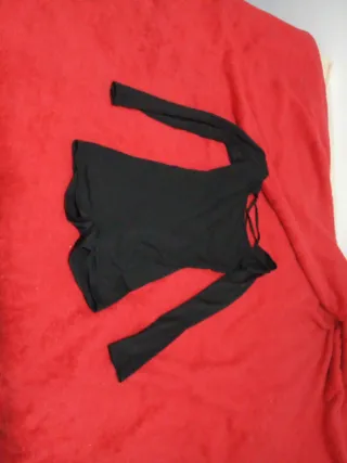 Mono negro manga larga