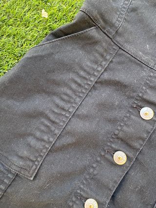 Vestido Peto Corto H&M Divided Negro