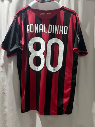 Camiseta AC Milan Ronaldinho 80