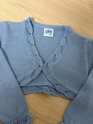 Chaqueta punto azul 18 meses
