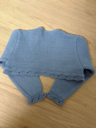 Chaqueta punto azul 18 meses