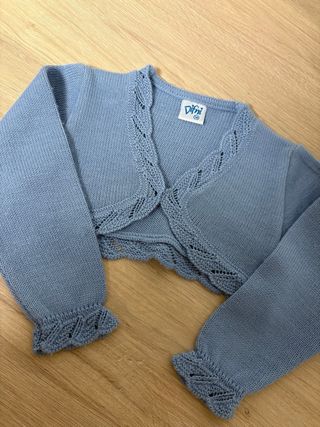 Chaqueta punto azul 18 meses