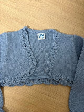 Chaqueta punto azul 18 meses