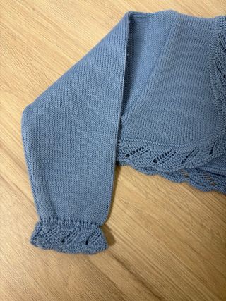 Chaqueta punto azul 18 meses