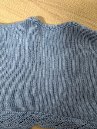 Chaqueta punto azul 18 meses